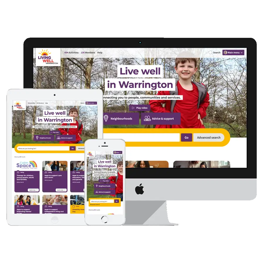 Living Well Warrington goes live